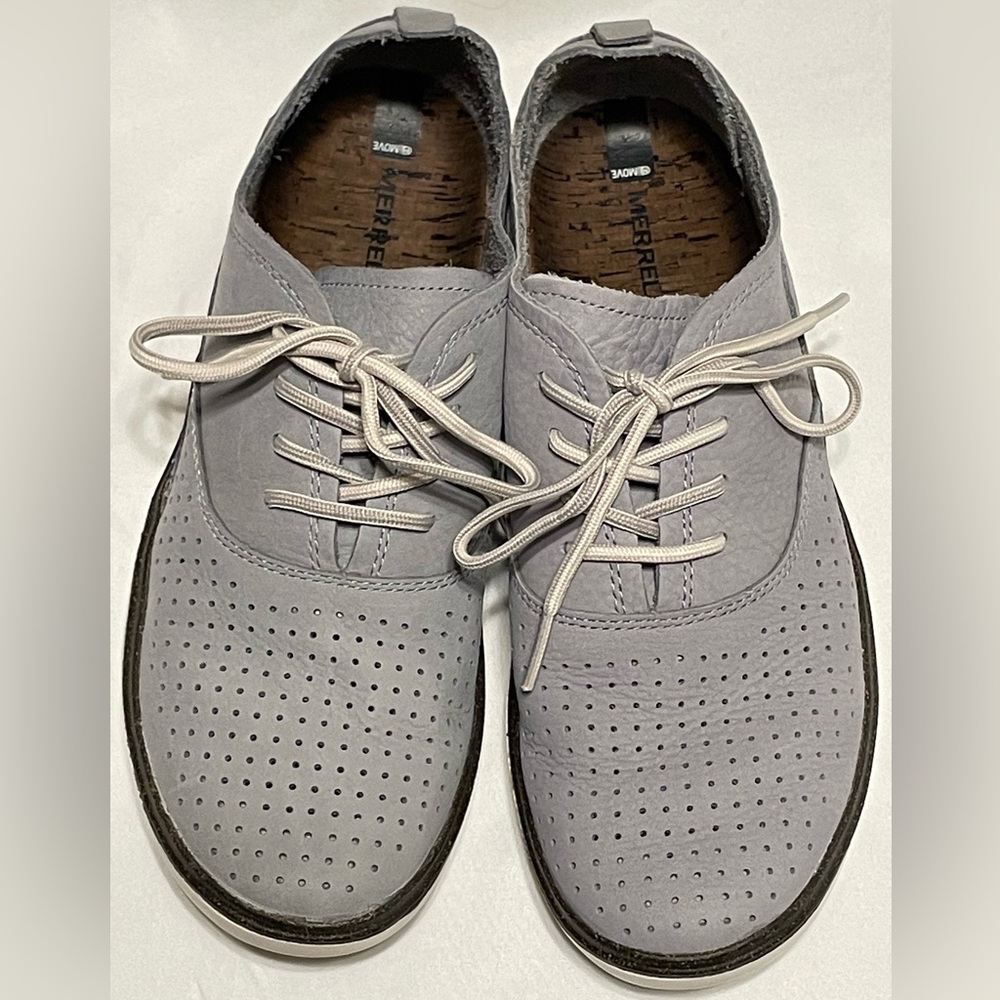 MERRELL Shoes Around Town Lace Air Vetiver Light gray size 7 - Picture 10 of 10